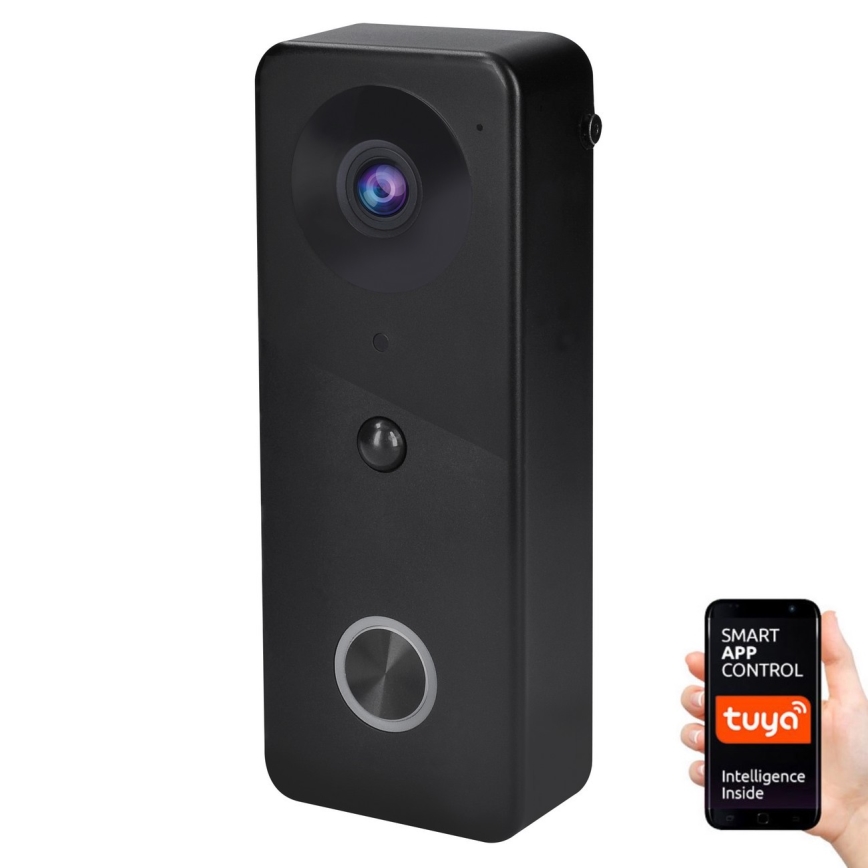 Juhtmevaba uksekell koos HD kaamera 5V 2500 mAh Wi-Fi Tuya IP65