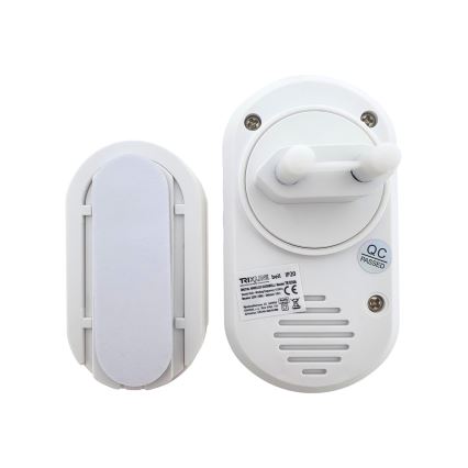 Juhtmevaba uksekell pistikuga BELL 230V + 1x23A pruun