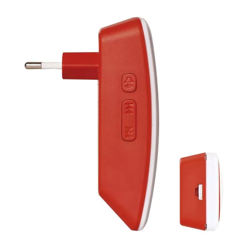 Juhtmevaba uksekell pistikupessa 230V IP44