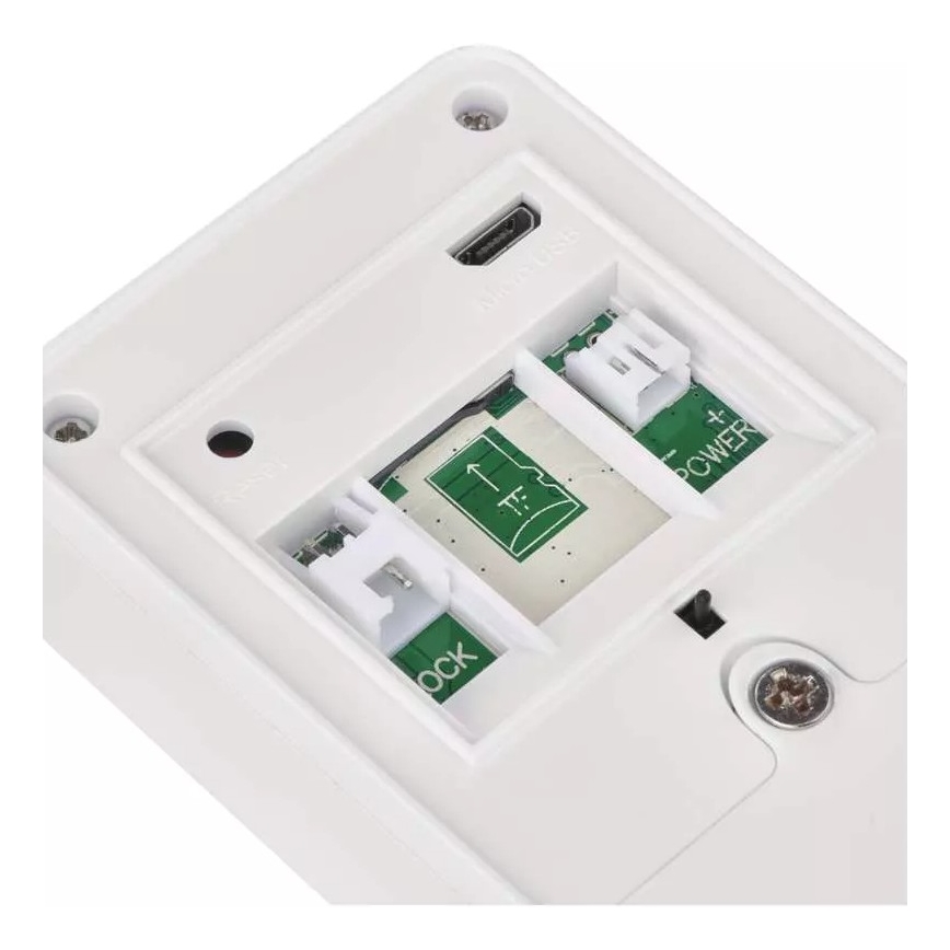Juhtmevaba video-uksekell koos päikesepaneeliga GoSmart 4400 mAh 3xAA IP44 Wi-Fi Tuya
