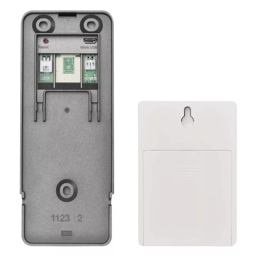 Juhtmevaba videouksekell liikumisanduriga GoSmart 12V/3xAA IP44 Wi-Fi Tuya
