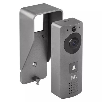 Juhtmevaba videouksekell liikumisanduriga GoSmart 12V/3xAA IP44 Wi-Fi Tuya