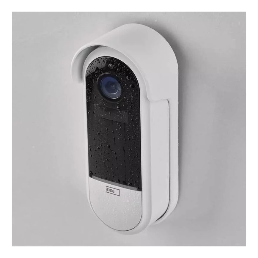 Juhtmevaba video-uksekell liikumisanduriga GoSmart 5V 3xAA IP65 Wi-Fi Tuya