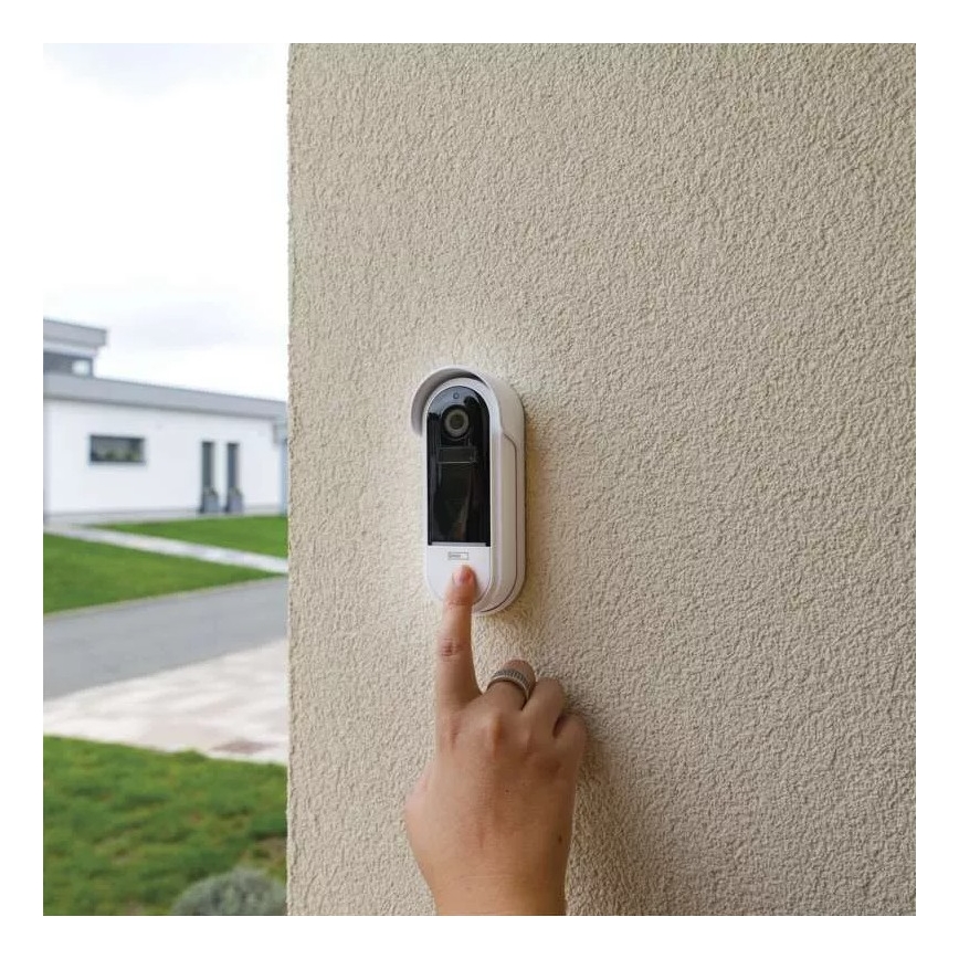 Juhtmevaba video-uksekell liikumisanduriga GoSmart 5V 3xAA IP65 Wi-Fi Tuya