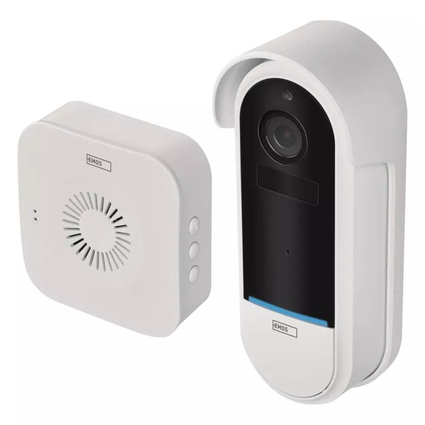 Juhtmevaba video-uksekell liikumisanduriga GoSmart 5V 3xAA IP65 Wi-Fi Tuya