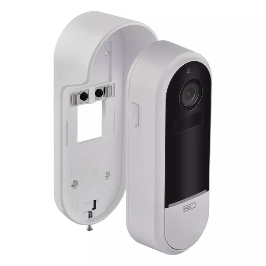 Juhtmevaba video-uksekell liikumisanduriga GoSmart 5V 3xAA IP65 Wi-Fi Tuya