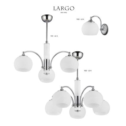 Jupiter 1131 - LO3 - Rippvalgusti LARGO 3xE27/60W/230V