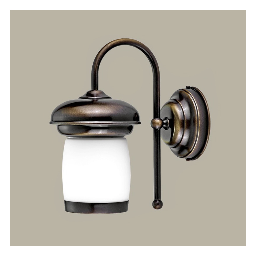 JUPITER 1265-LIVK - Seinavalgusti LIV 1xE27/60W paatina
