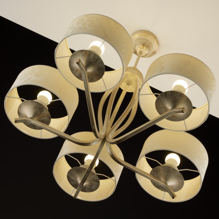 JUPITER 1275-KS5E - Varrega lühter KASZMIR 5xE27/60W