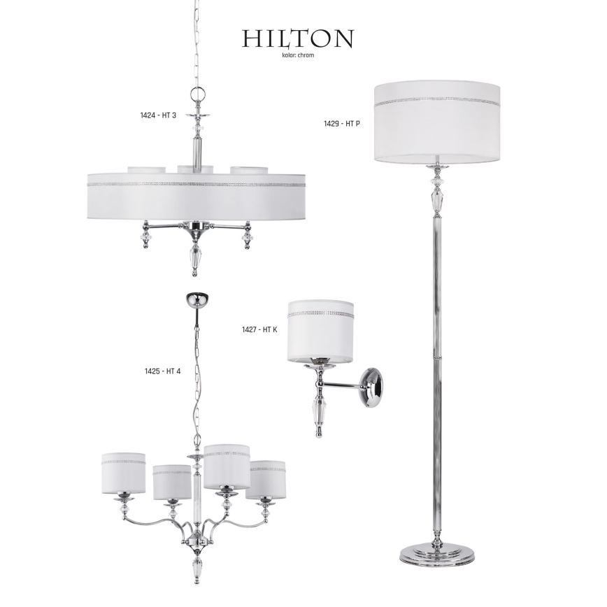 Jupiter 1424 - Lühter HILTON 3xE27/60W/230V