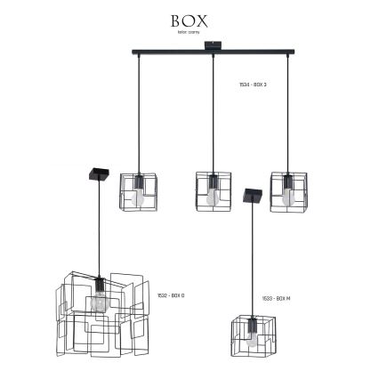 Jupiter 1534 - BOX 3 - Rippvalgusti BOX 3xE27/60W