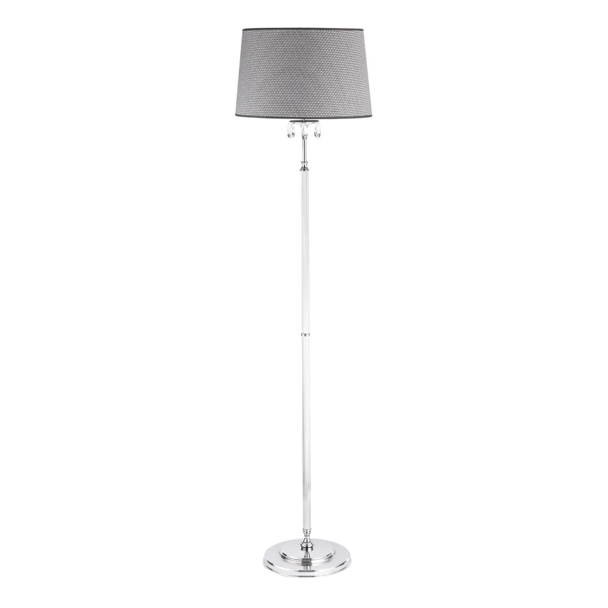 Jupiter 1609 - EG P CH - Kristallist põrandalamp EGIDA 3xE27/60W/230V