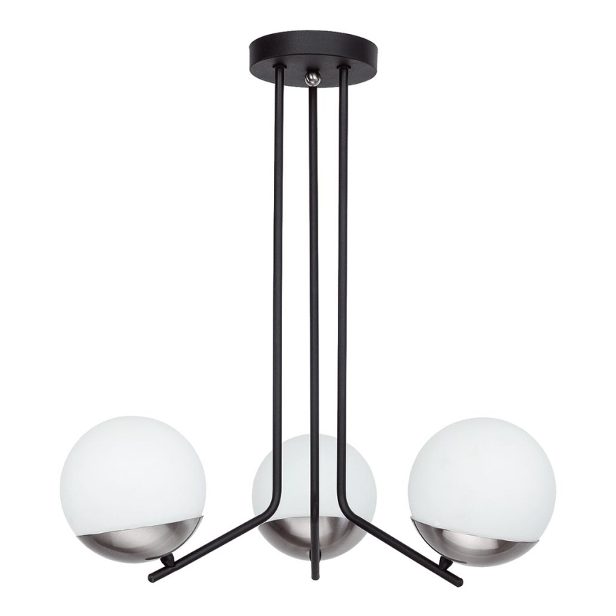 Jupiter 1723 - Ripplühter SANTA 3xE14/40W/230V läikiv kroom