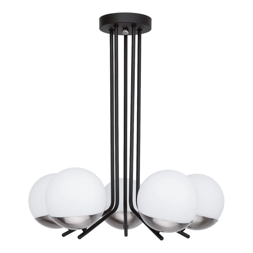 Jupiter 1724 - Ripplühter SANTA 5xE14/40W/230V läikiv kroom