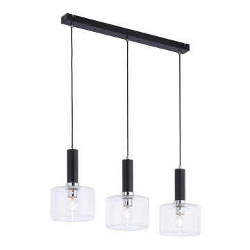 Jupiter 1857 - VA3 - Lühter VANES 3xE27/60W/230V läikiv kroom/must