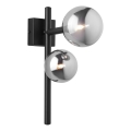 Jupiter 1909 - Seinavalgusti NEPTUN 2xG9/14W/230V must/suitsuhall