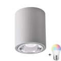 JUPITER 1xE27/6,5W/230V LED RGBW dimmeritav valgusti Wi-Fi, 2700-6500K, pr. 9,8 cm hall