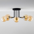 Jupiter 2038 - Ripplühter BURANO 5xG9/10W/230V must/kuldne/beež