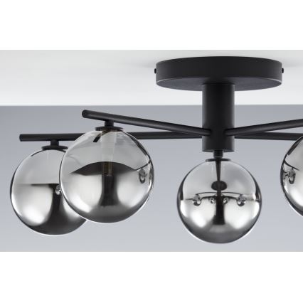 Jupiter 2048 - Pinnapealne laelamp PRATO 5xG9/14W/230V must/suitsuhall