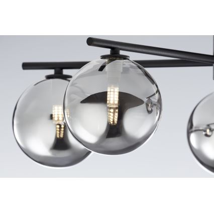 Jupiter 2048 - Pinnapealne laelamp PRATO 5xG9/14W/230V must/suitsuhall