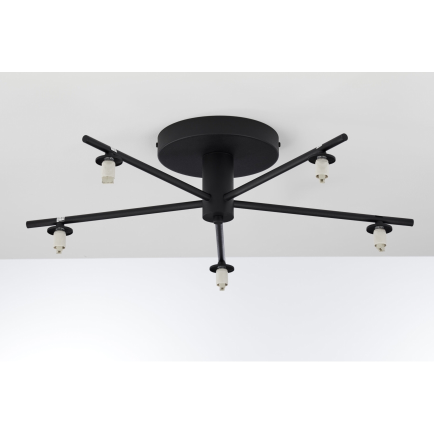 Jupiter 2048 - Pinnapealne laelamp PRATO 5xG9/14W/230V must/suitsuhall