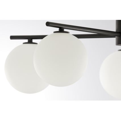 Jupiter 2049 - Pinnapealne lühter PRATO 5xG9/14W/230V must/valge