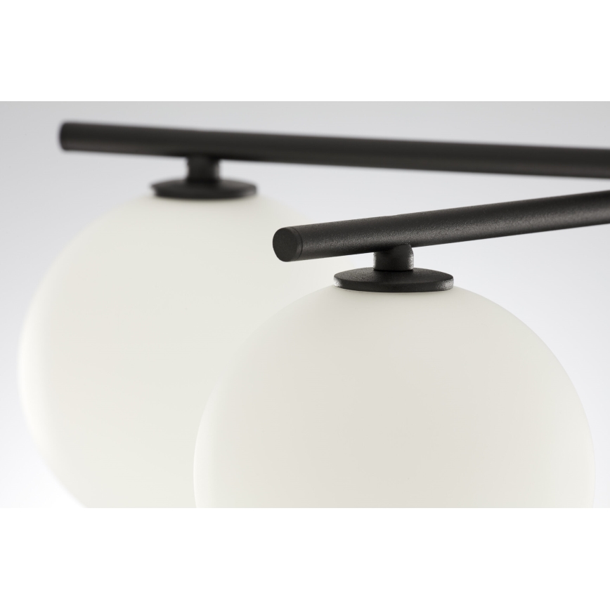 Jupiter 2049 - Pinnapealne lühter PRATO 5xG9/14W/230V must/valge