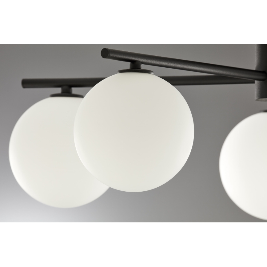 Jupiter 2049 - Pinnapealne lühter PRATO 5xG9/14W/230V must/valge
