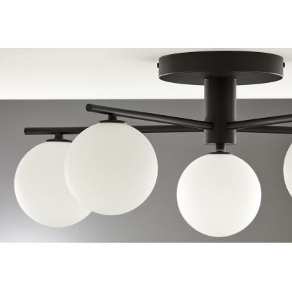 Jupiter 2049 - Pinnapealne lühter PRATO 5xG9/14W/230V must/valge