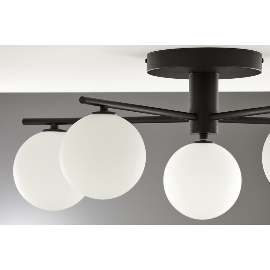 Jupiter 2049 - Pinnapealne lühter PRATO 5xG9/14W/230V must/valge