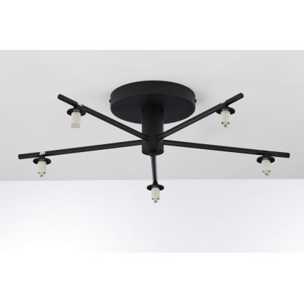 Jupiter 2049 - Pinnapealne lühter PRATO 5xG9/14W/230V must/valge