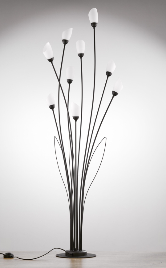 Jupiter 2058 - Põrandalamp GLORIOSA 9xG9/14W/230V must