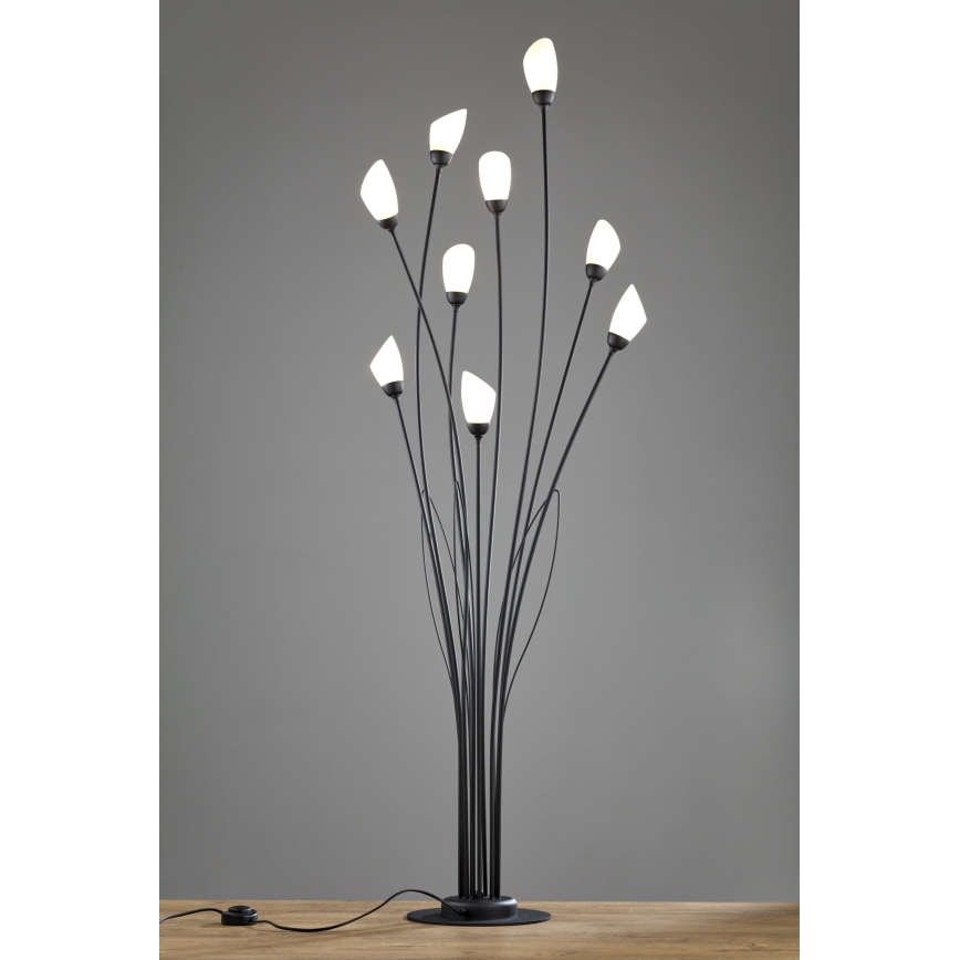 Jupiter 2058 - Põrandalamp GLORIOSA 9xG9/14W/230V must