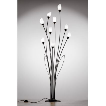 Jupiter 2058 - Põrandalamp GLORIOSA 9xG9/14W/230V must