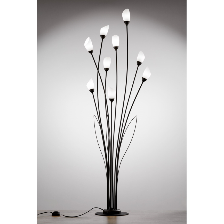 Jupiter 2058 - Põrandalamp GLORIOSA 9xG9/14W/230V must