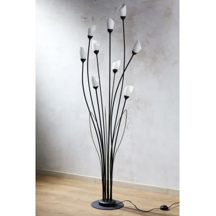 Jupiter 2058 - Põrandalamp GLORIOSA 9xG9/14W/230V must