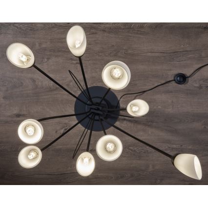 Jupiter 2058 - Põrandalamp GLORIOSA 9xG9/14W/230V must