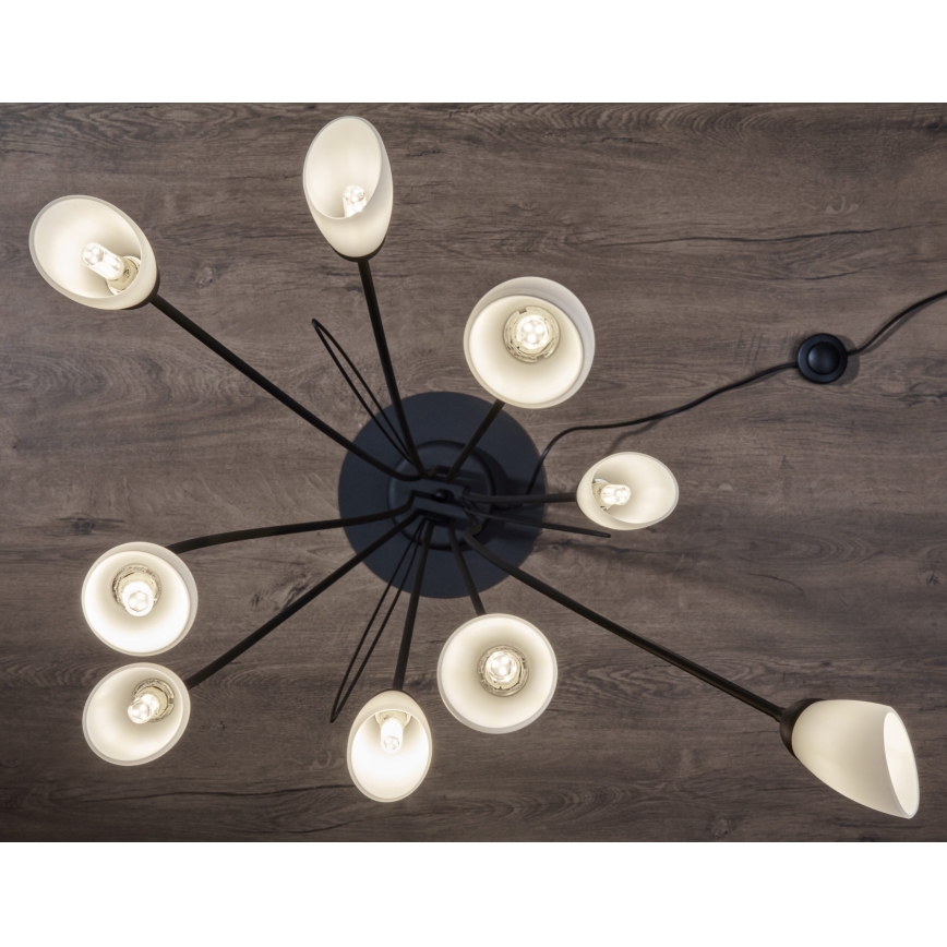 Jupiter 2058 - Põrandalamp GLORIOSA 9xG9/14W/230V must