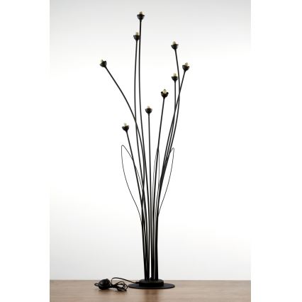 Jupiter 2058 - Põrandalamp GLORIOSA 9xG9/14W/230V must