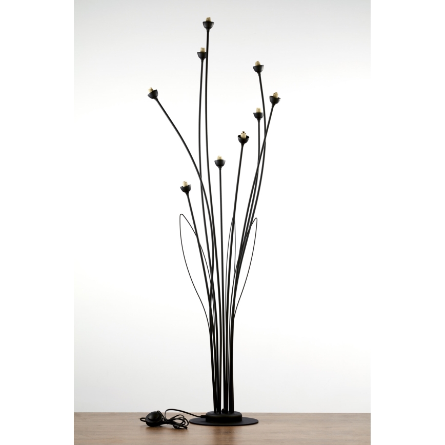 Jupiter 2058 - Põrandalamp GLORIOSA 9xG9/14W/230V must