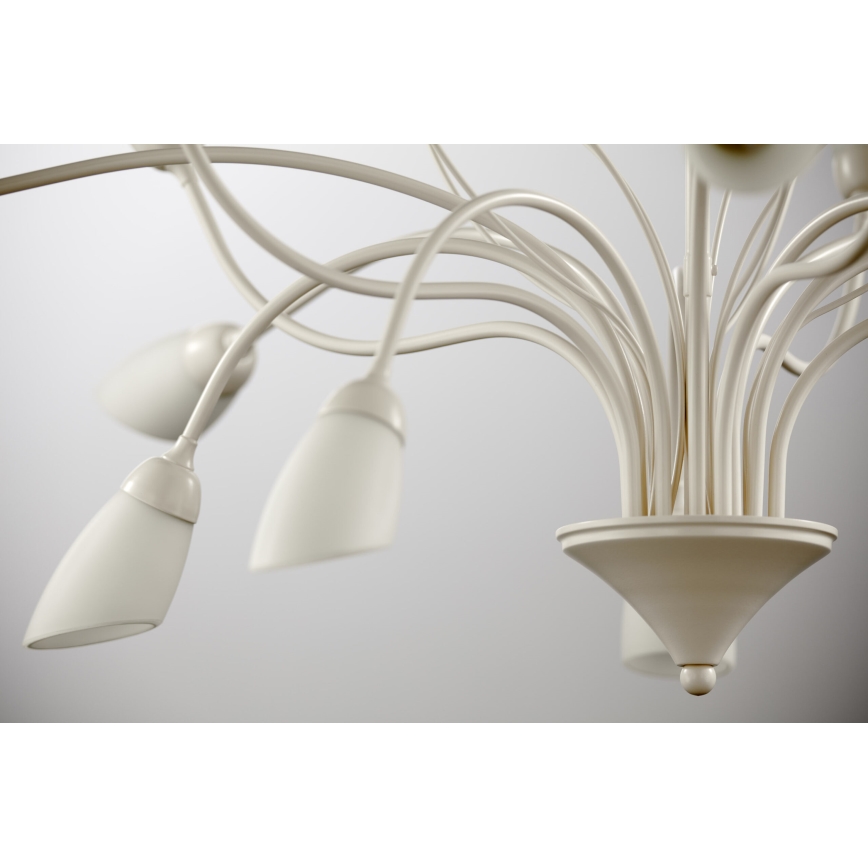 Jupiter 2061 - vardaga lühter GLORIOSA 10xG9/14W/230V kreemjas