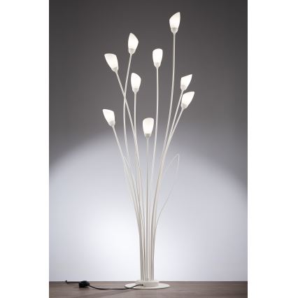 Jupiter 2063 - põrandalamp GLORIOSA 9xG9/14W/230V kreemjas