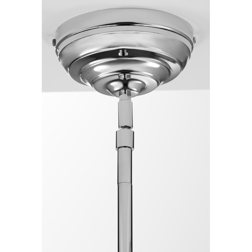 Jupiter 2071 - varrega rippvalgusti PLATINO 1xE27/15W/230V roheline/läikiv kroom