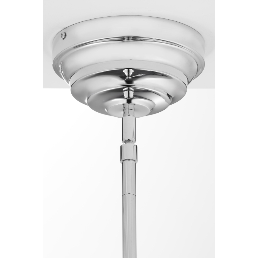 Jupiter 2072 - Laelühter varrega PLATINO 3xE27/15W/230V roheline/läikiv kroom