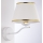 Jupiter 2086 - Seinavalgusti SAMBA 1xE27/15W/230V valge/kuldne