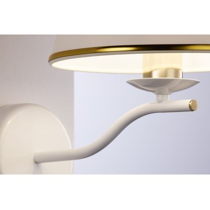 Jupiter 2086 - Seinavalgusti SAMBA 1xE27/15W/230V valge/kuldne