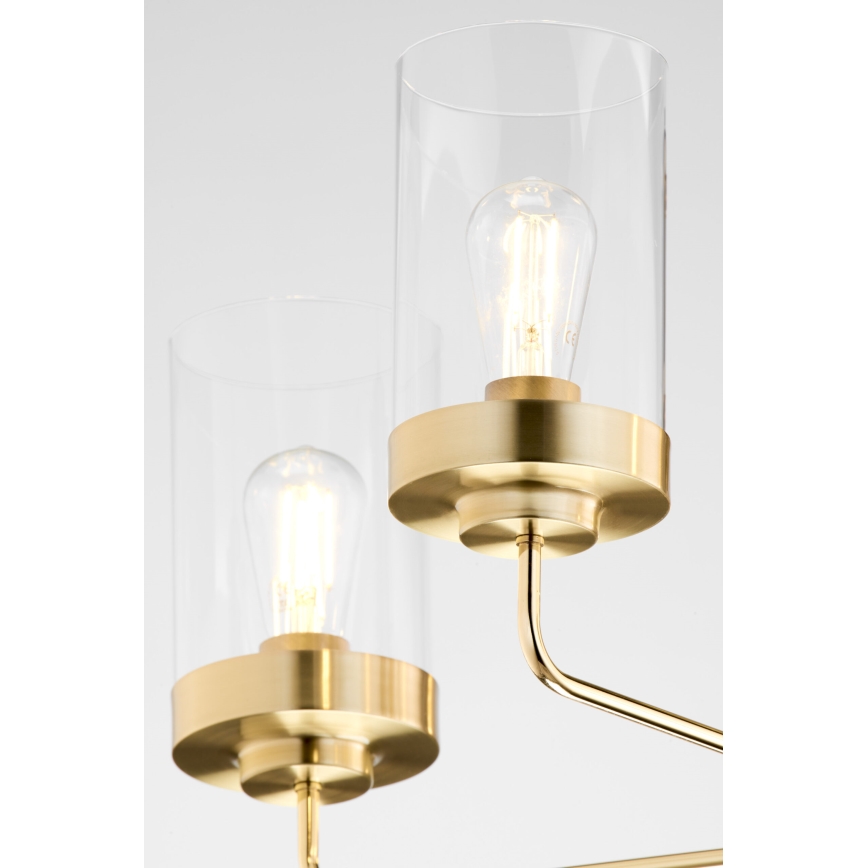 Jupiter 2088 - RAMIREZ varrega lühter 5xE27/15W/230V kuldne/must