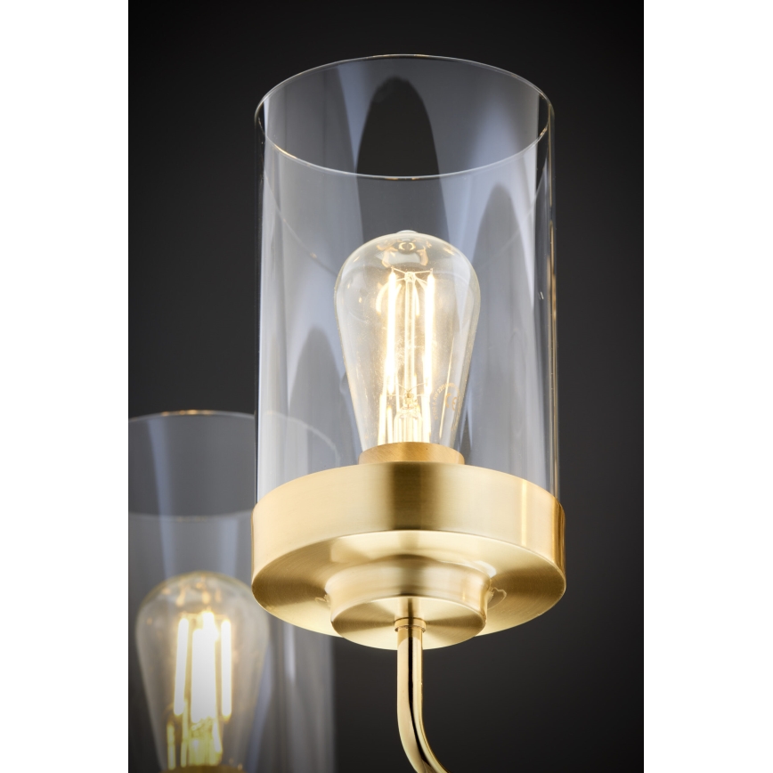 Jupiter 2088 - RAMIREZ varrega lühter 5xE27/15W/230V kuldne/must