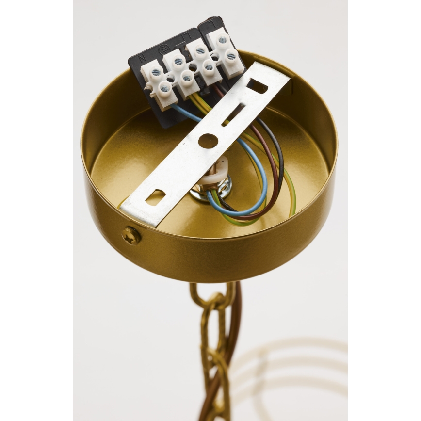 Jupiter 2095 - kettaga lühter ARTHUR 6xE27/15W/230V sinine/kuldne