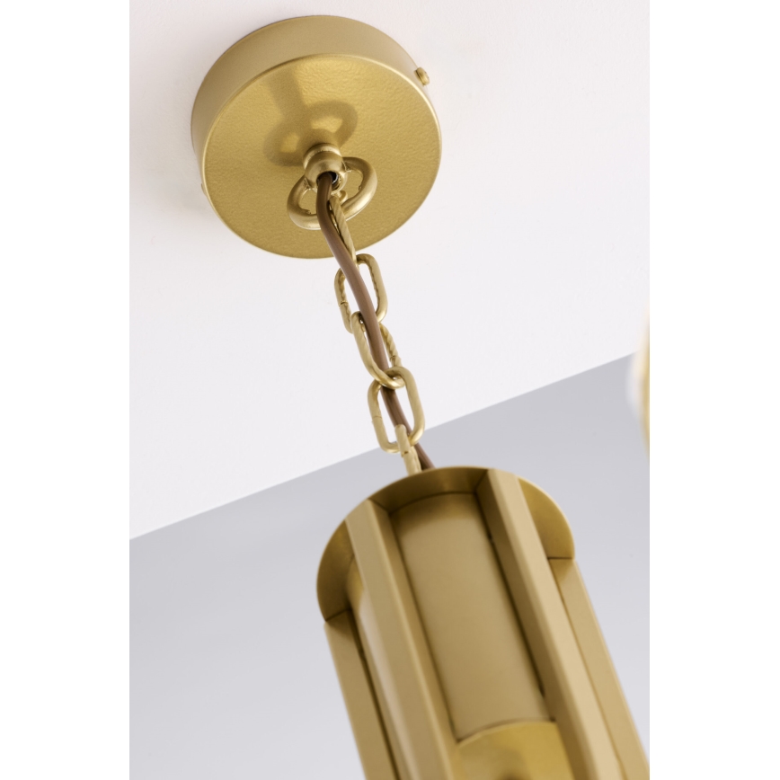 Jupiter 2098 - ketiga lühter ARTHUR 6xE27/15W/230V valge/kuldne/marmorikujundus